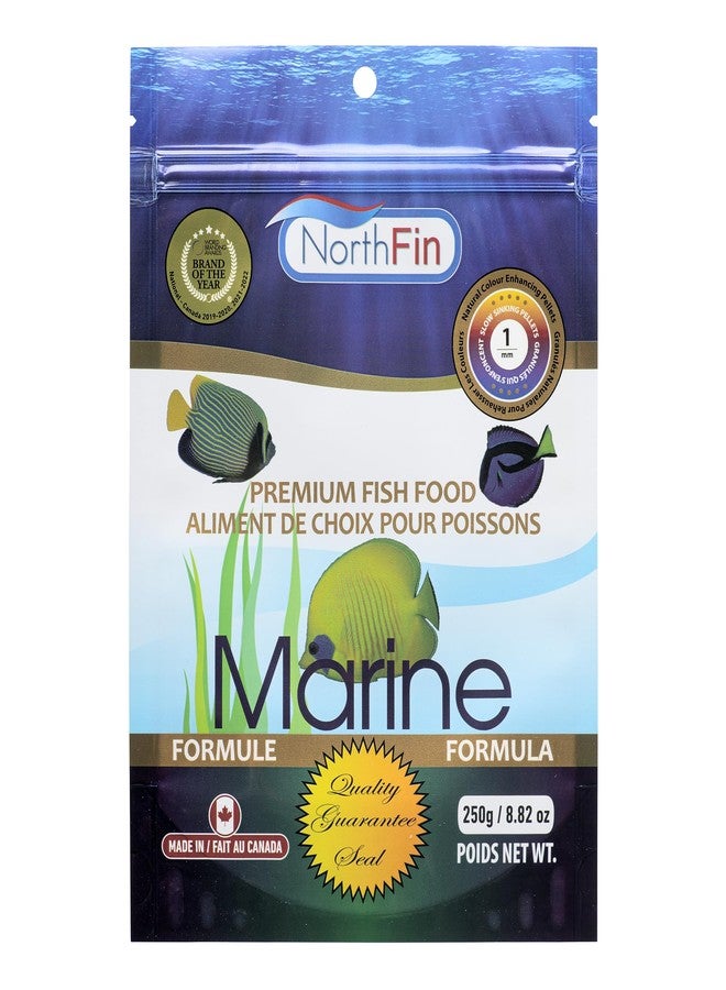 Northfin Food Marine Formula 1mm Pellet 250 Gram Package - Image 1